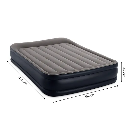 Pripučiamas čiužinys 203 x 152 cm su siurbliu INTEX 64136ND