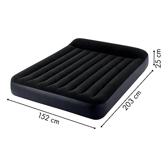 Pripučiamas čiužinys 203x152 cm su siurbliu Intex64150ND