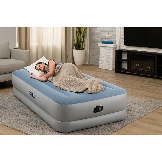 Single-person inflatable mattress, 191x99x36 cm  INTEX 64157