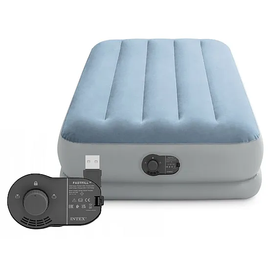 Single-person inflatable mattress, 191x99x36 cm  INTEX 64157