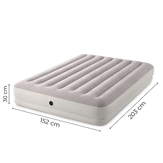 Dvivietis pripučiamas čiužinys 203x152x30 cm INTEX 64179