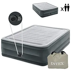 Pripučiamas dvivietis čiužinys su automatiniu siurbliu INTEX 64418ND