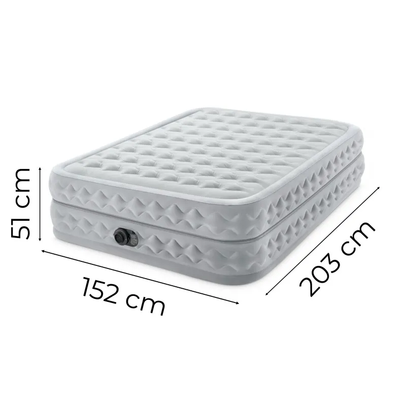 Didelis dvivietis pripučiamas čiužinys 203x152x51 cm INTEX 64490