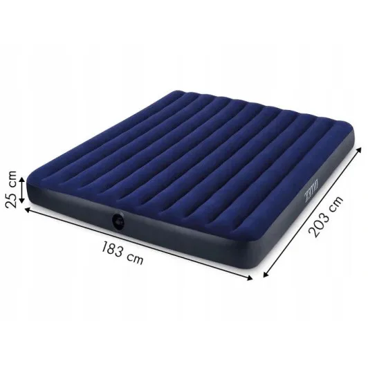 Pripučiamas dvivietis čiužinys 203 x 183 cm, INTEX 64755 Pripučiami čiužiniai INTEX