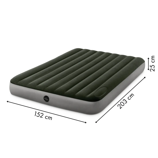 Didelis pripučiamas dvivietis čiužinys 203 x 152 cm su siurbliu INTEX 64763 Pripučiami čiužiniai INTEX