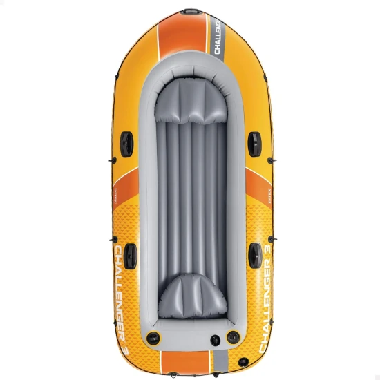 Pripučiama valtis 3 vietų su siurbliu ir 2 irkliais