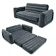 Pripučiama pilka sofa-lova 2-in-1 INTEX 66552NP