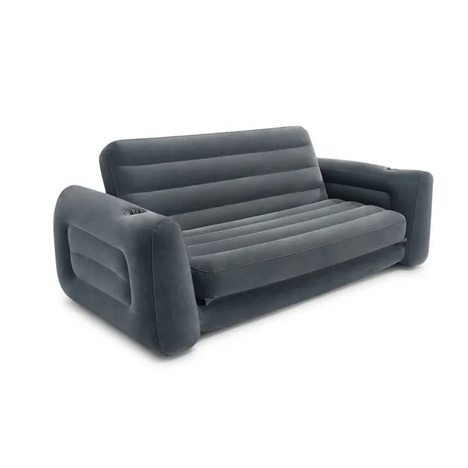 Pripučiama pilka sofa-lova 2-in-1 INTEX 66552NP