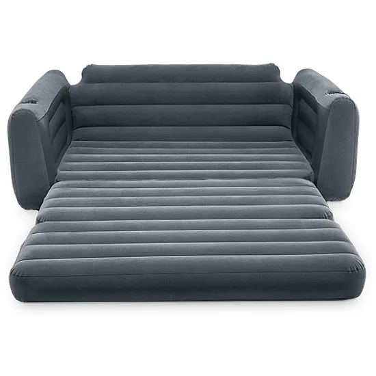 Pripučiama pilka sofa-lova 2-in-1 INTEX 66552NP