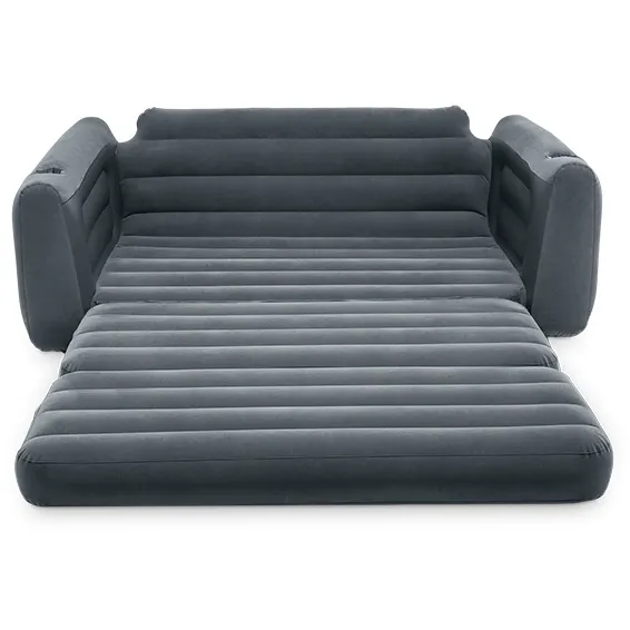 Pripučiama pilka sofa-lova 2-in-1 INTEX 66552NP