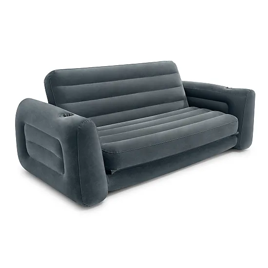 Pripučiama pilka sofa-lova 2-in-1 INTEX 66552NP