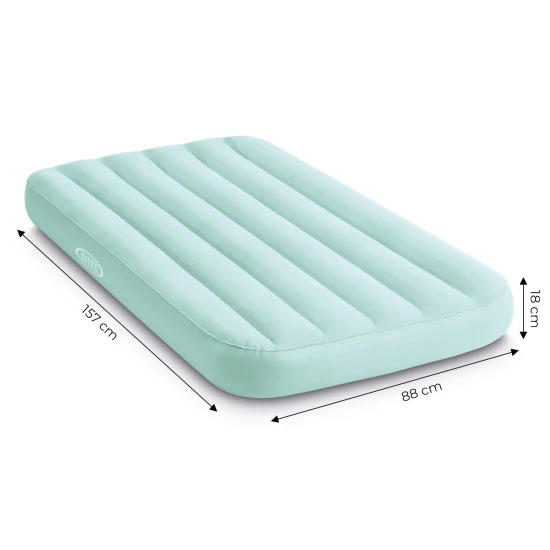 Inflatable Children's Sleeping Mattress 157x88x18 cm Blue INTEX 66803 Pripučiami čiužiniai INTEX