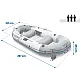 Pripučiamas valtis Mariner 3 su irklais INTEX 68373