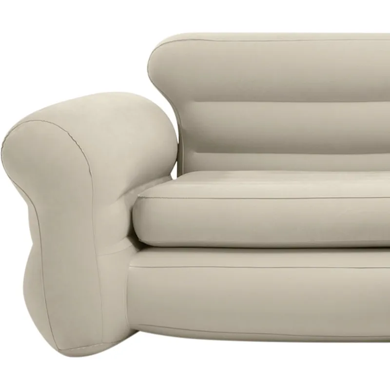 Pripučiama keturvietė kampinė sofa 257x203x76 cm INTEX 68575