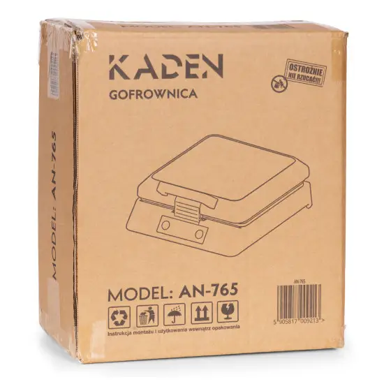Vaflių keptuvė 1080–1300 W, KADEN Elektronika ir buitiniai prietaisai KADEN