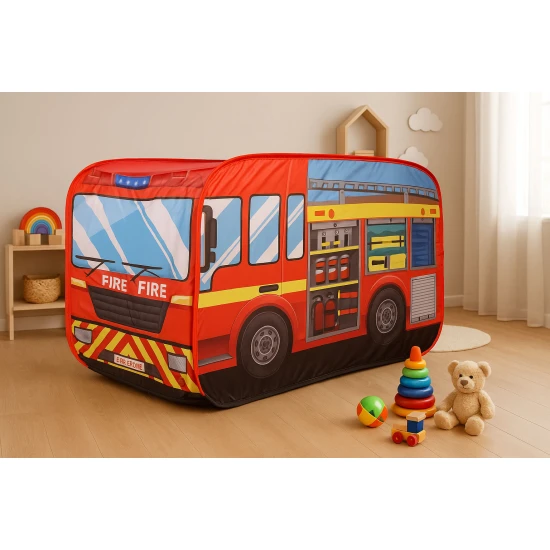 Vaikiška žaidimų palapinė Gaisrinės automobilis Vaikiškos palapinės IPLAY
