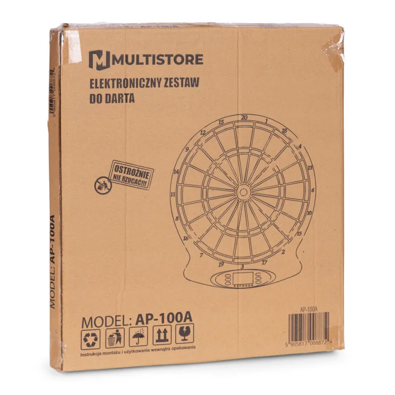 Elektroninė dartų lenta su LCD ekranu 38 cm
