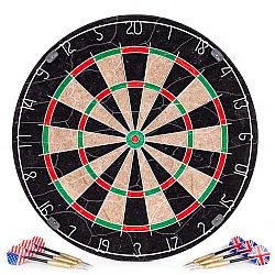 Sizalio dartų lenta (46 cm) su 6 dartais