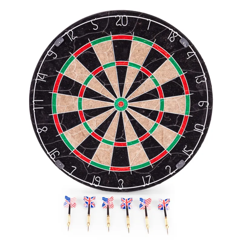 Sizalio dartų lenta (46 cm) su 6 dartais