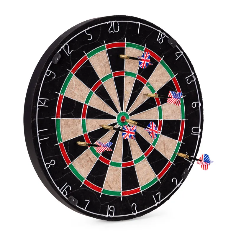 Sizalio dartų lenta (46 cm) su 6 dartais