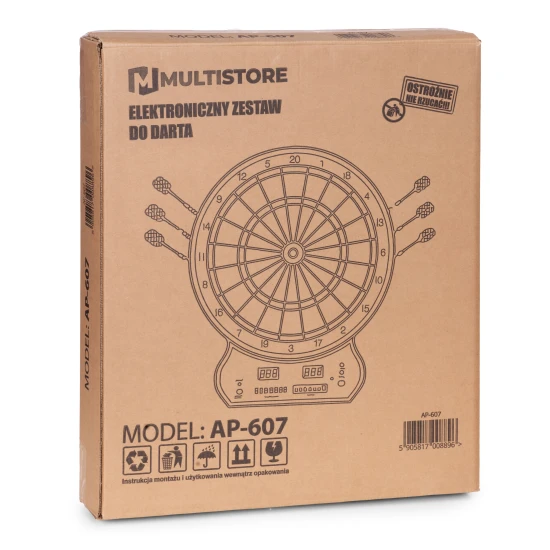 Elektroninė LCD dartų lenta, 42 cm