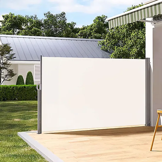 Taitettava ruskea terassivarjostin 300x180 cm MultiGarden