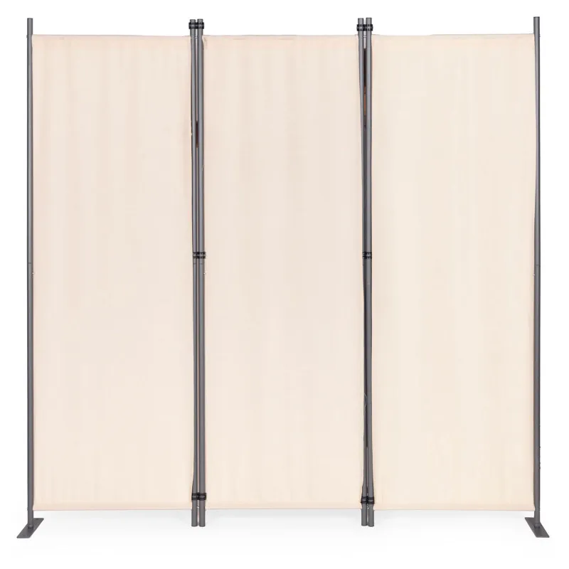 Sulankstoma 3-sekcijų rusva pertvara 167 x 164 cm MultiGarden