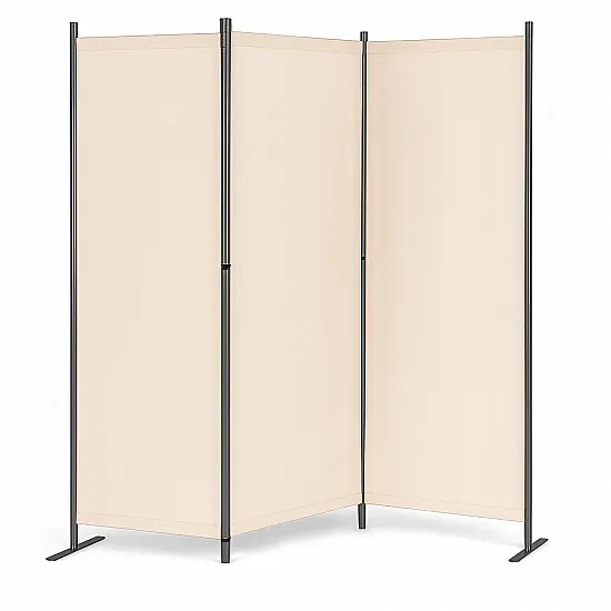 Sulankstoma 3-sekcijų rusva pertvara 167 x 164 cm MultiGarden