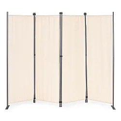 Sulankstoma 4-sekcijų rusva pertvara 167 x 216 cm MultiGarden