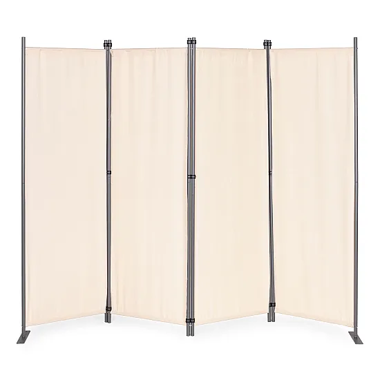 Sulankstoma 4-sekcijų rusva pertvara 167 x 216 cm MultiGarden