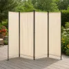 Sulankstoma 4-sekcijų rusva pertvara 167 x 216 cm MultiGarden
