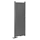 Folding grey 4-section garden and room divider 167 x 216 cm MultiGarden