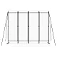 Folding grey 4-section garden and room divider 167 x 216 cm MultiGarden