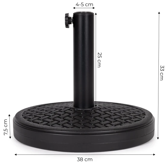 Skėčio stovas su pagrindu 12 kg