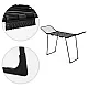 Išsiskleidžianti juoda drabužių džiovyklė 27 metrų