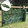 Искусственная зелёная изгородь из геберы для балкона/сада 300 x 100 см