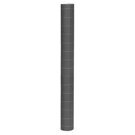 Dvipusis tamsiai pilkas bambuko kilimėlis balkonui/terasai 150 x 300 cm MultiGarden