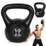 Juodas 10 kg kettlebell svoris treniruotėms ModernHome