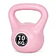 Rožinis 10 kg kettlebell svoris treniruotėms ModernHome