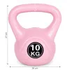 Rožinis 10 kg kettlebell svoris treniruotėms ModernHome