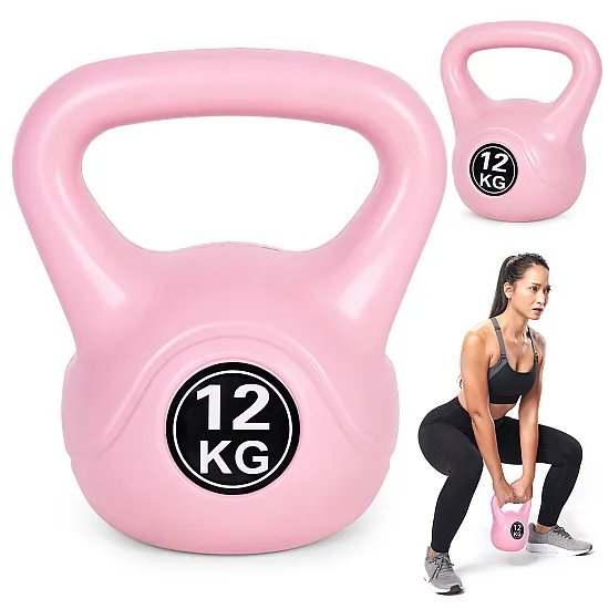12 kg:n vaaleanpunainen paino harjoittelua varten ModernHome