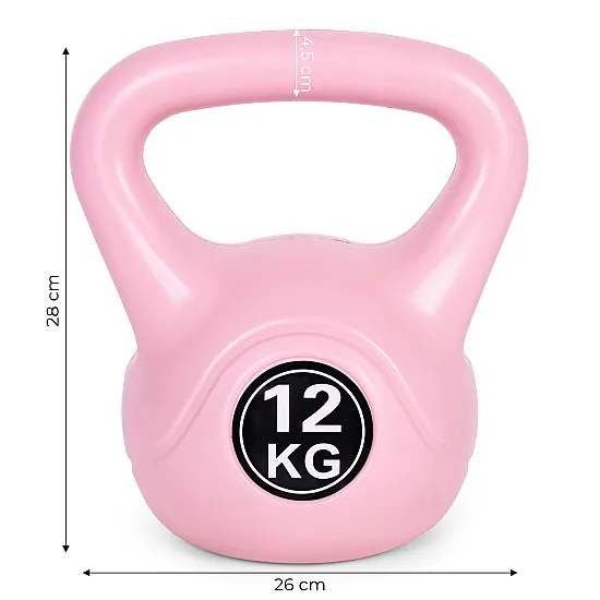 12 kg:n vaaleanpunainen paino harjoittelua varten ModernHome