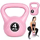 4 kg różowy ciężarek treningowy/kettlebell ModernHome