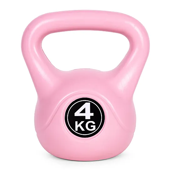 4 kg różowy ciężarek treningowy/kettlebell ModernHome