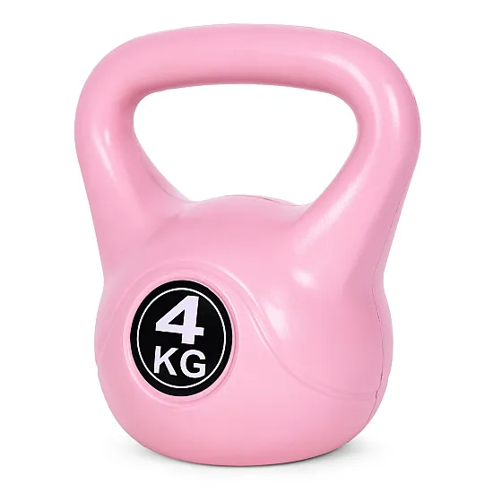 4 kg różowy ciężarek treningowy/kettlebell ModernHome