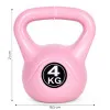 4 kg rožinis treniruočių svoris/kettlebell ModernHome