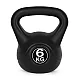 Juodas 6 kg kettlebell svoris treniruotėms ModernHome