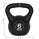 Juodas 6 kg kettlebell svoris treniruotėms ModernHome