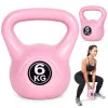 Rožinis 6 kg kettlebell svoris treniruotėms ModernHome