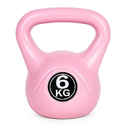 Rožinis 6 kg kettlebell svoris treniruotėms ModernHome